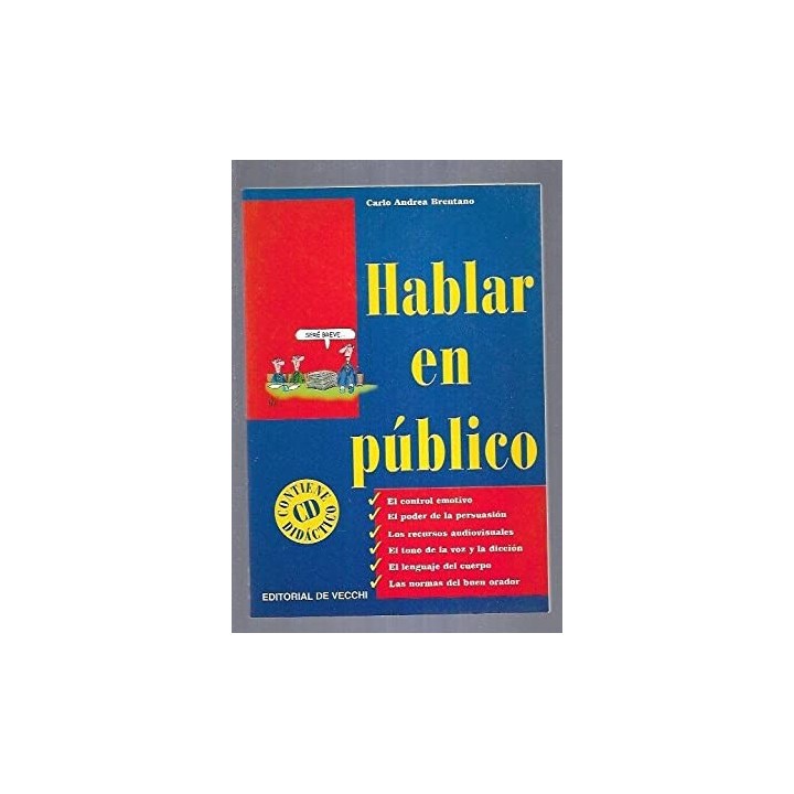 HABLAR EN PUBLICO - BRENTANO, CARLO ANDREA